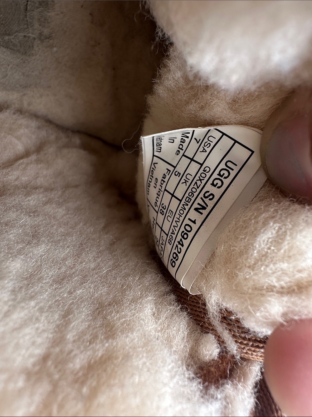 UGG Chestnut Brown Suede Lace-Up Shearling Boots - Picture 2 of 12